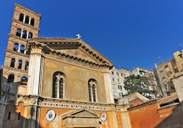 Basiliek van Santa Pudenziana en ondergrondse rondleiding in het Italiaans